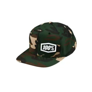 100% Machine Snapback Cap (Camo)