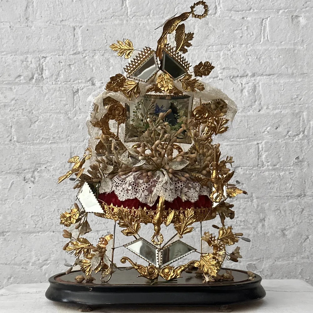 19th Century French Globe de Mariée Marriage Cloche (GM23)