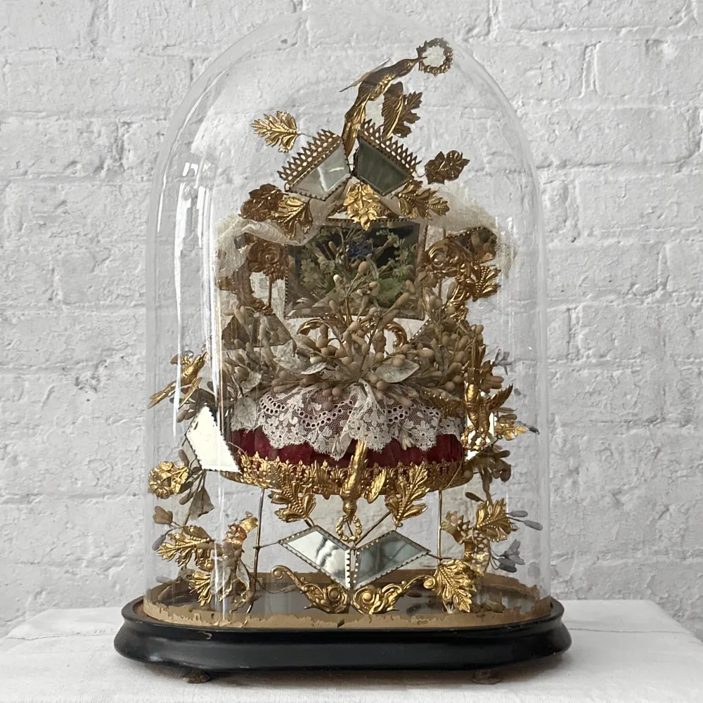 19th Century French Globe de Mariée Marriage Cloche (GM23)
