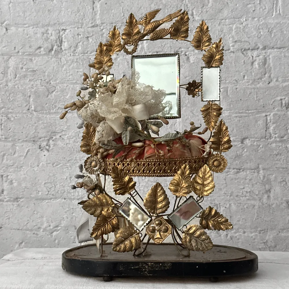 19th Century French Globe de Mariée Marriage Cloche (GM24)