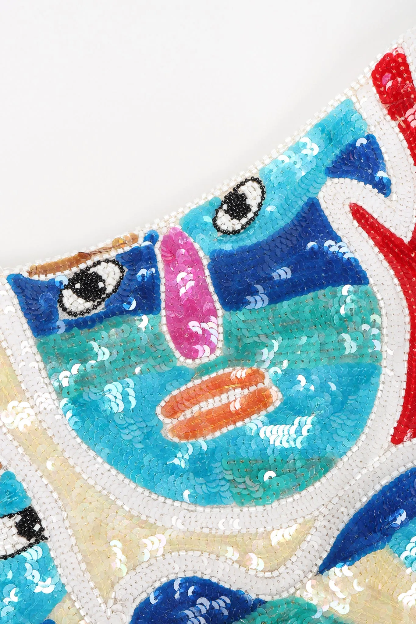Abstract Faces Dolman Tunic