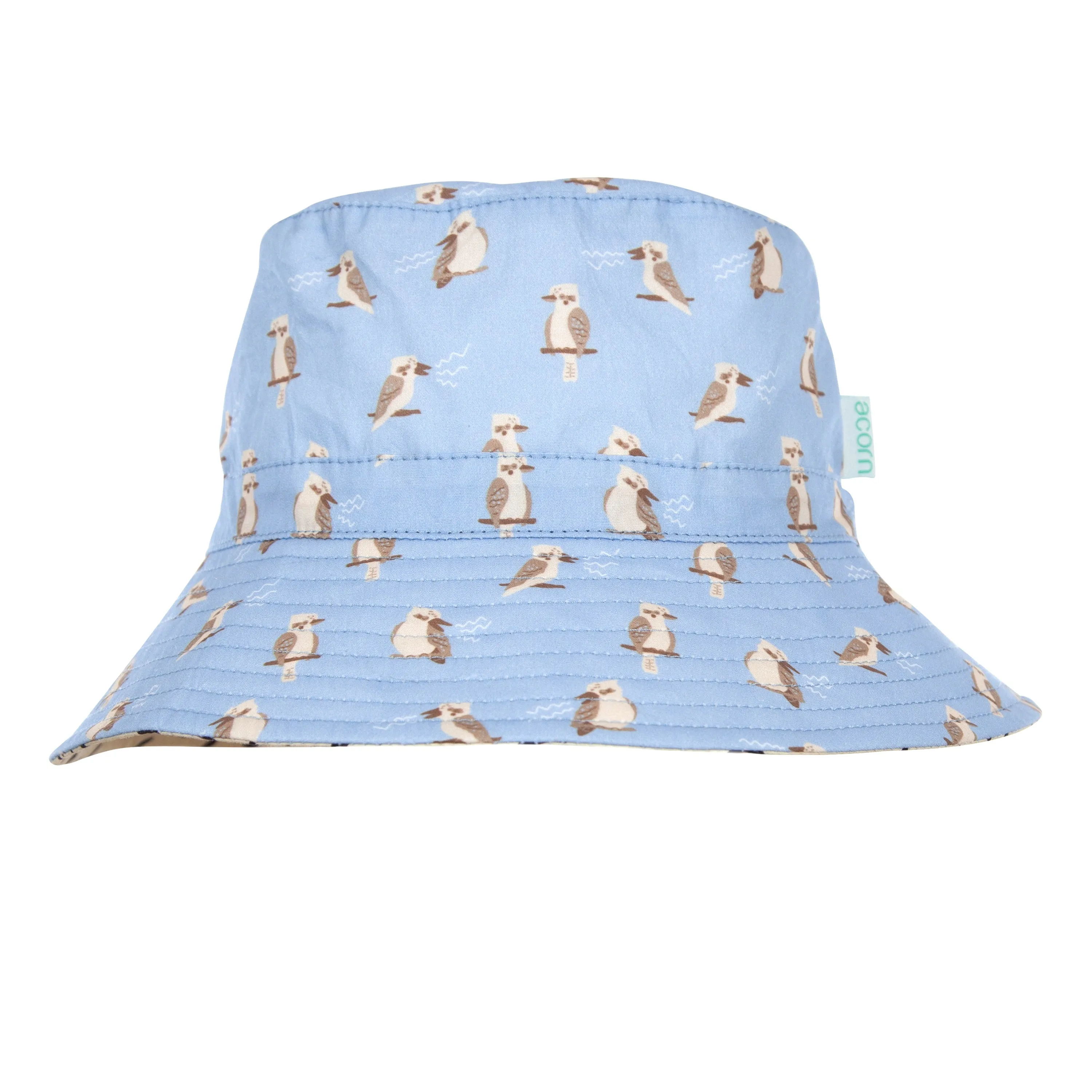 Acorn Kookaburra Wide Brim Bucket Hat
