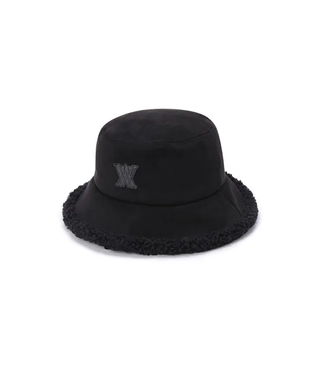 ANEW Women's Fluffy Bucket Hat - Black