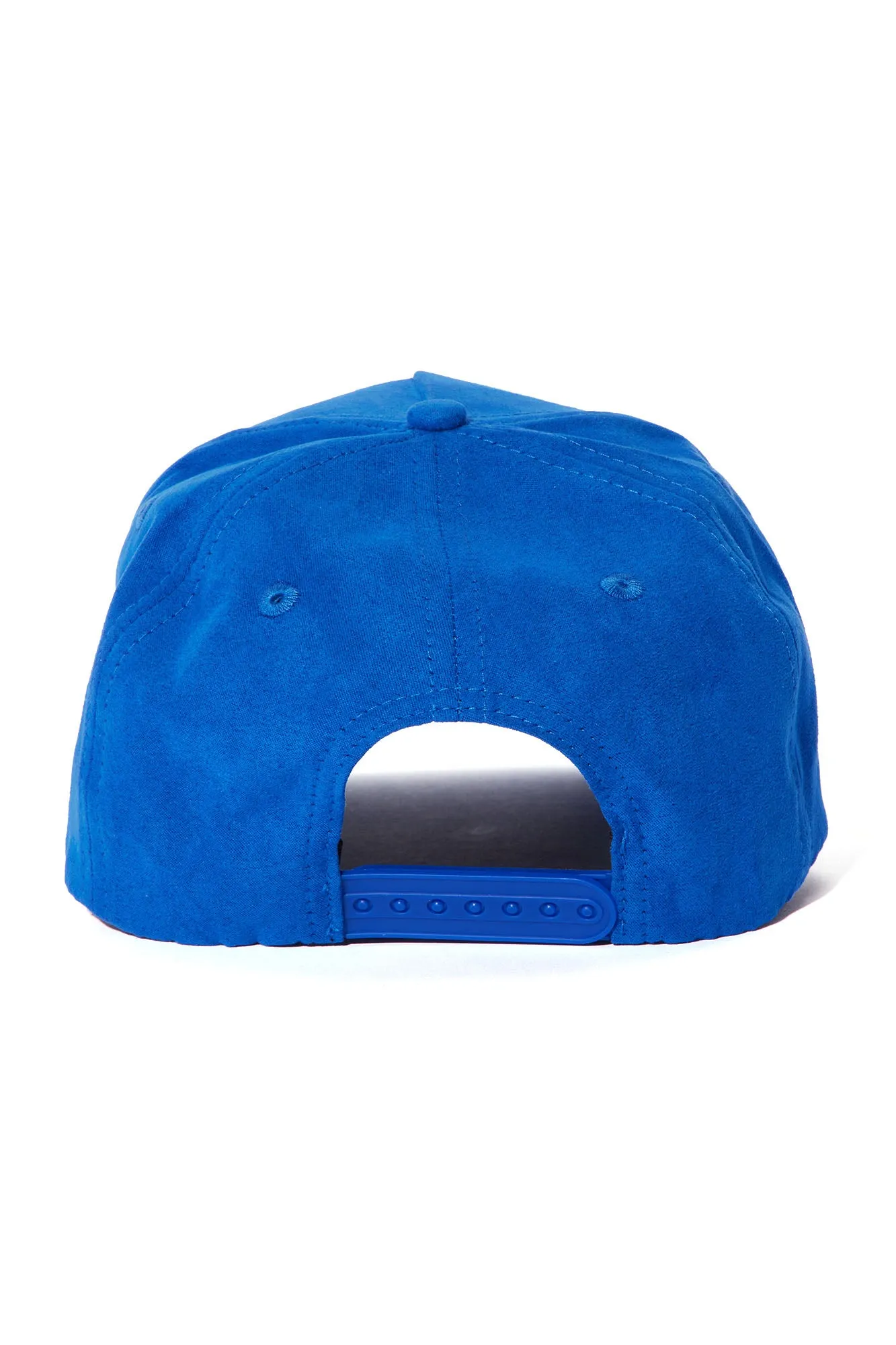 Angels Suede Snapback Hat - Royal
