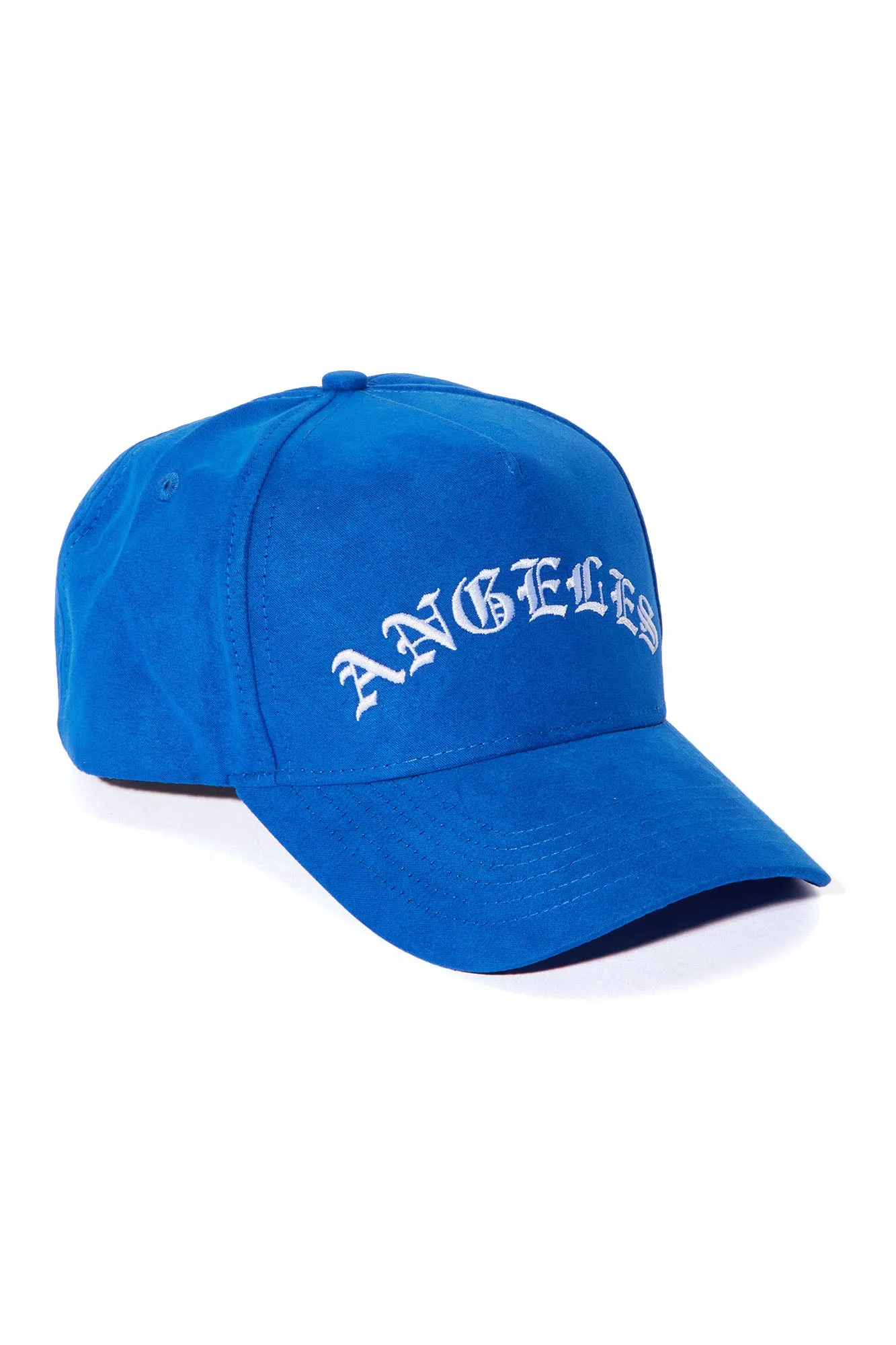 Angels Suede Snapback Hat - Royal