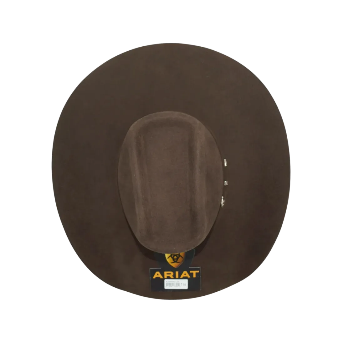 Ariat M&F Men's 2X Chocolate Wool Hat