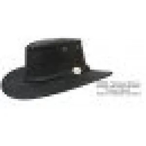 Barmah Foldaway Bronco Leather- Black