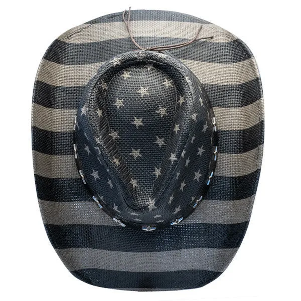 California Hat Company - Freedom Star American Flag Cowboy Hat