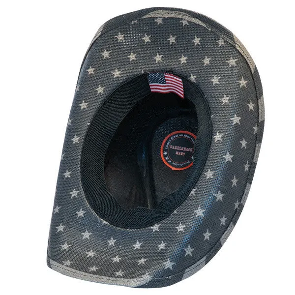 California Hat Company - Freedom Star American Flag Cowboy Hat