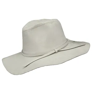 Cardo Suede Resort Hat -- White