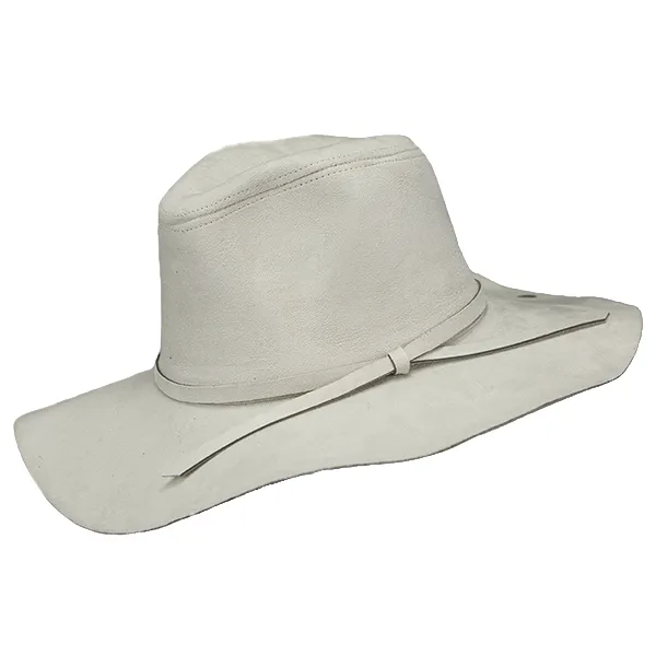 Cardo Suede Resort Hat -- White