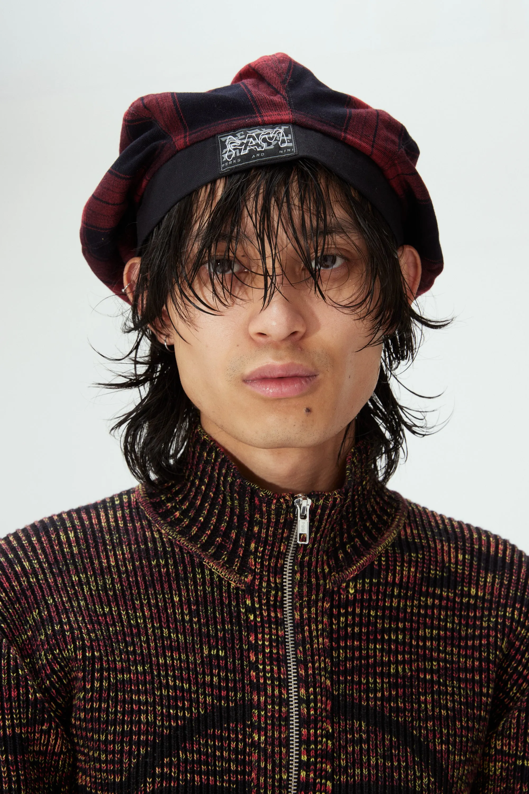 CHECK BERET