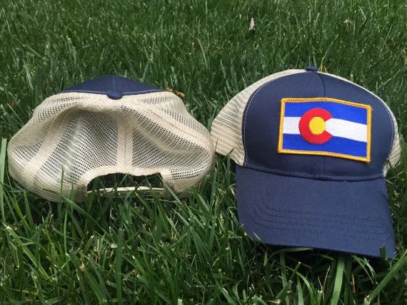 COLORADO STATE FLAG MESH HAT SNAPBACK