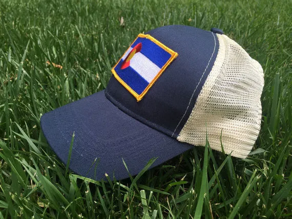 COLORADO STATE FLAG MESH HAT SNAPBACK