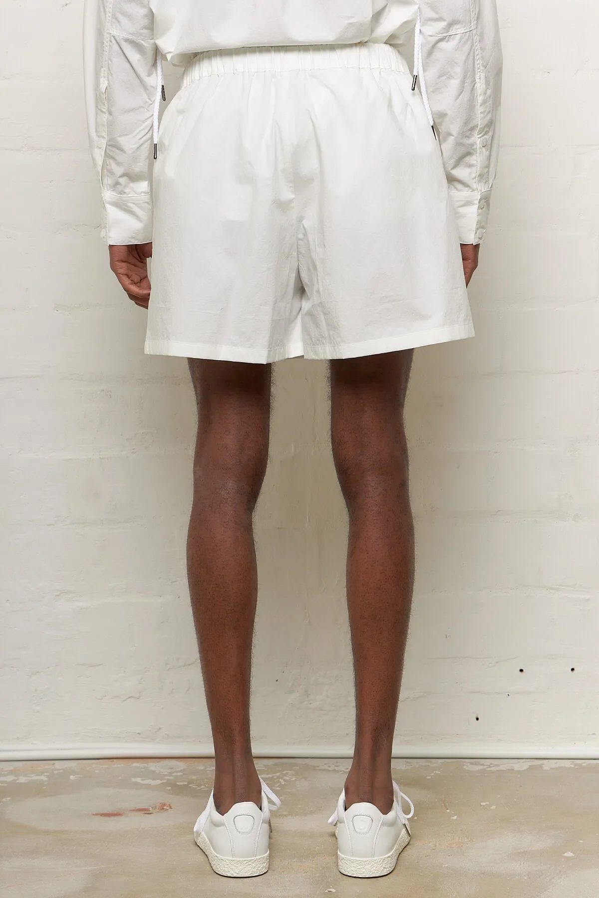 Cotton Swim Shorts White