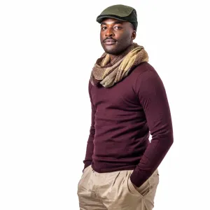 Cotton Wax Quilt Cord Flat Cap