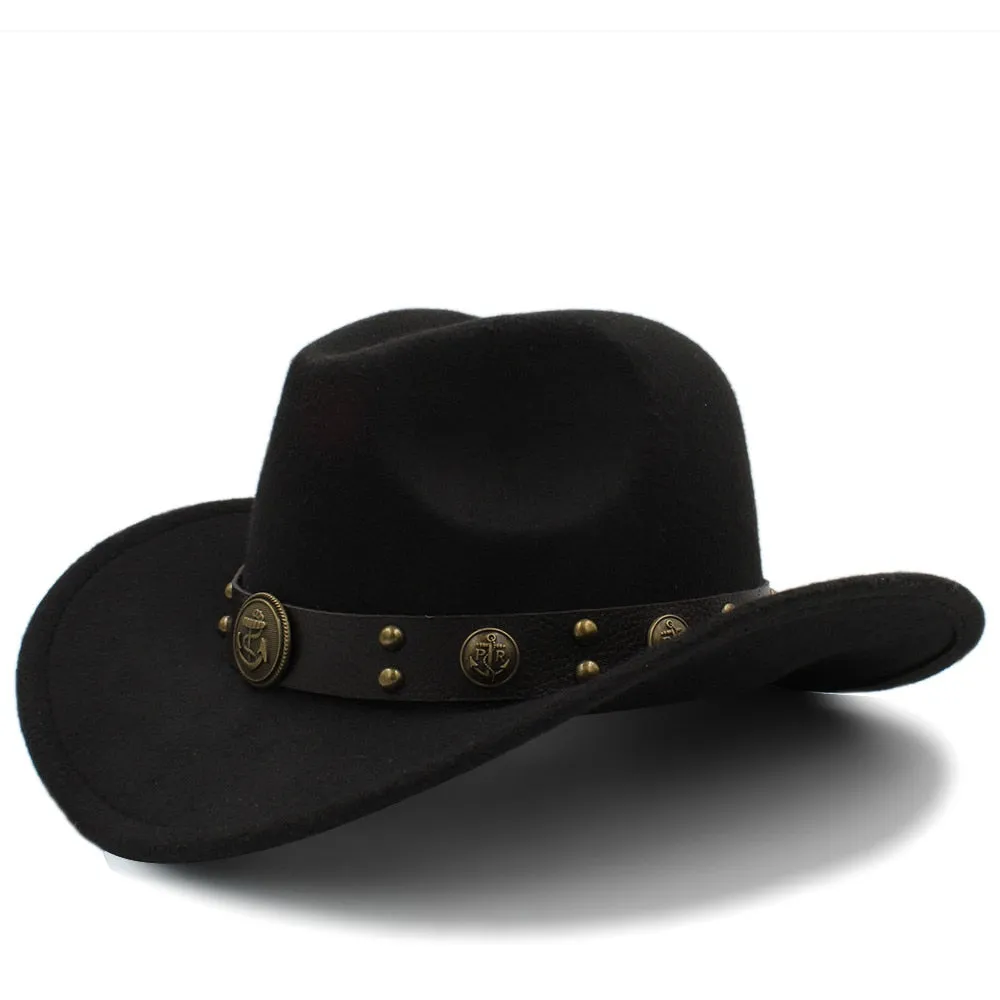 Cowboy Hat w/Bronze Detail Band