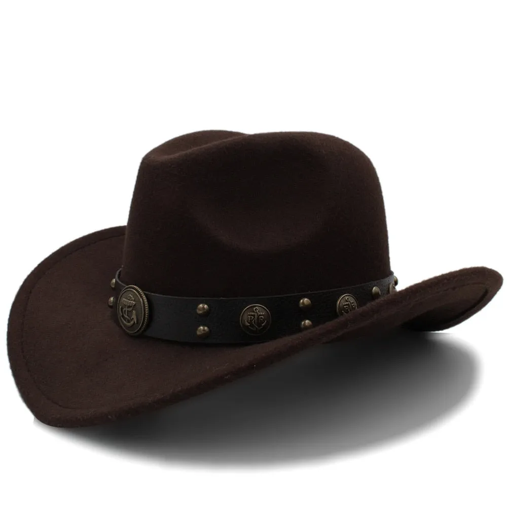 Cowboy Hat w/Bronze Detail Band