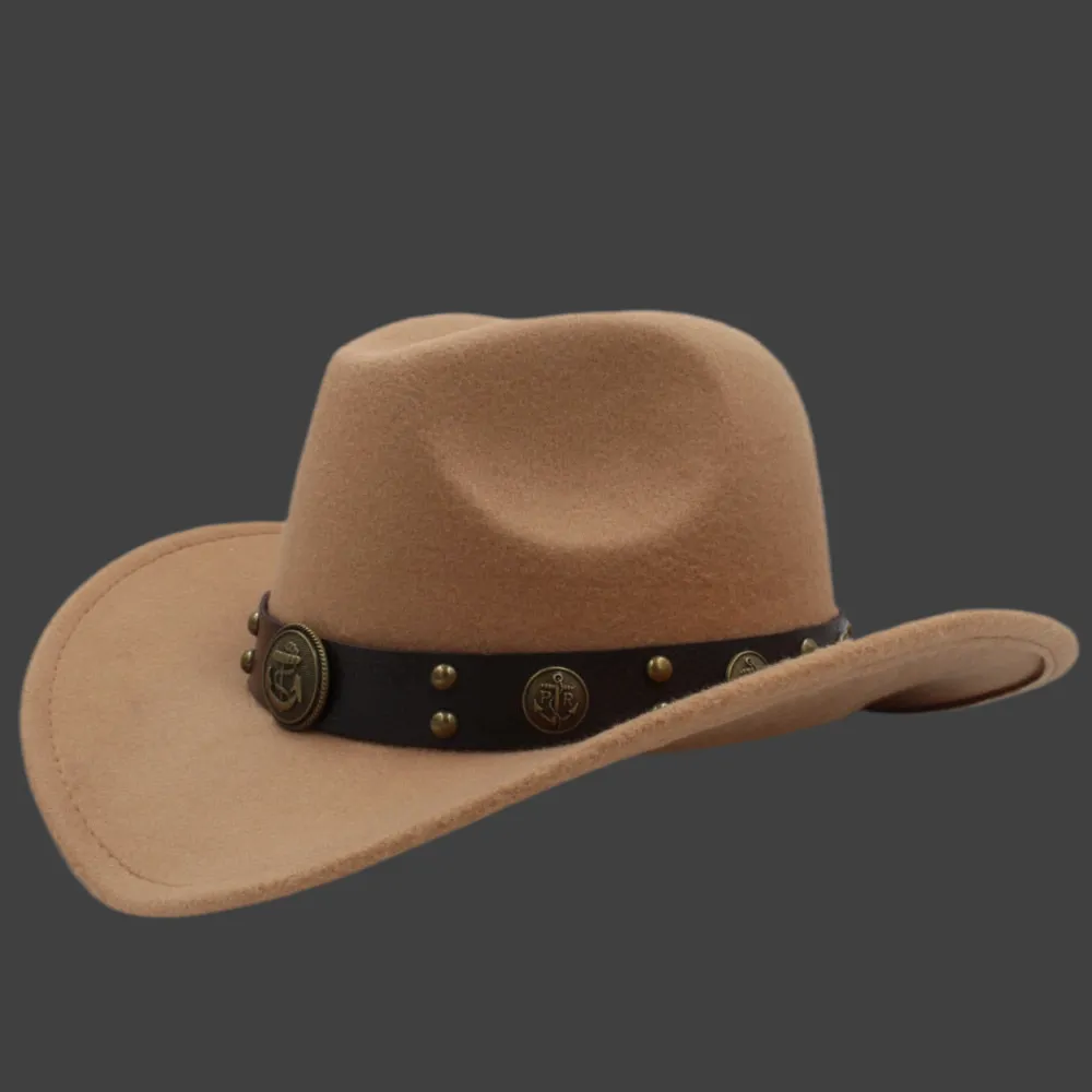 Cowboy Hat w/Bronze Detail Band