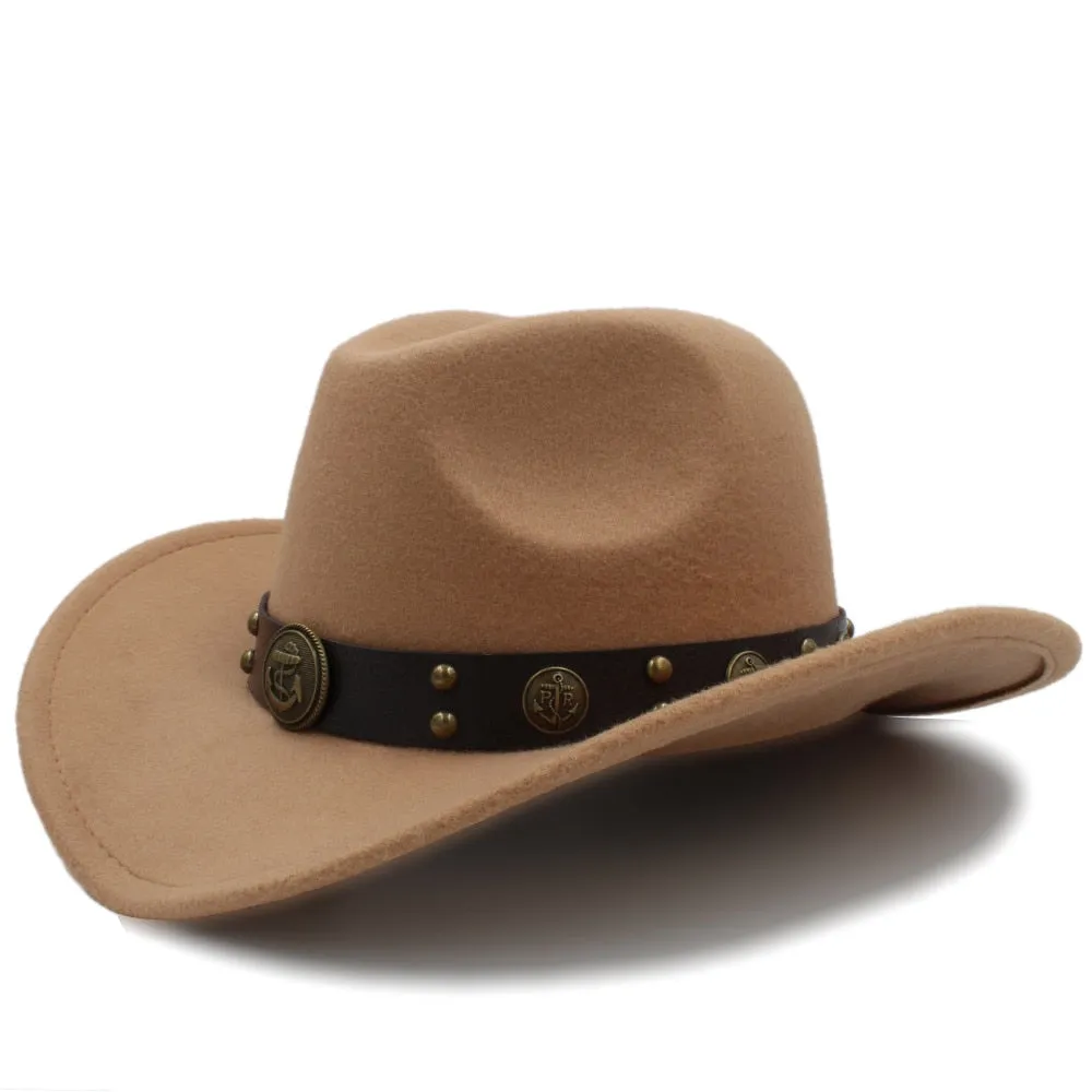 Cowboy Hat w/Bronze Detail Band