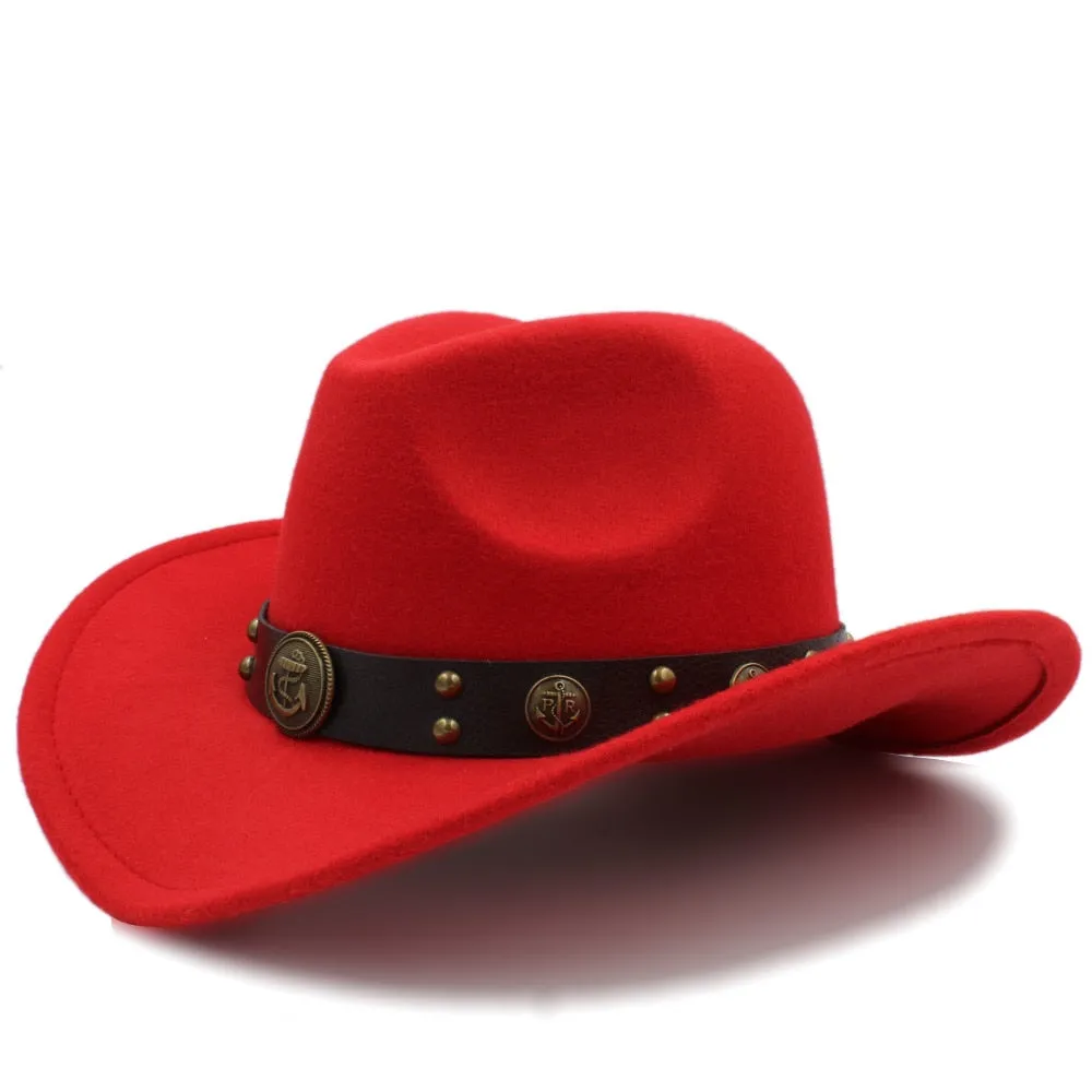 Cowboy Hat w/Bronze Detail Band