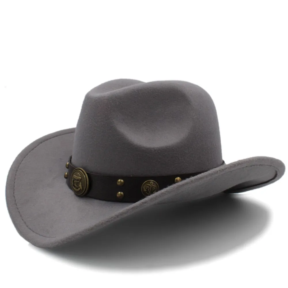 Cowboy Hat w/Bronze Detail Band