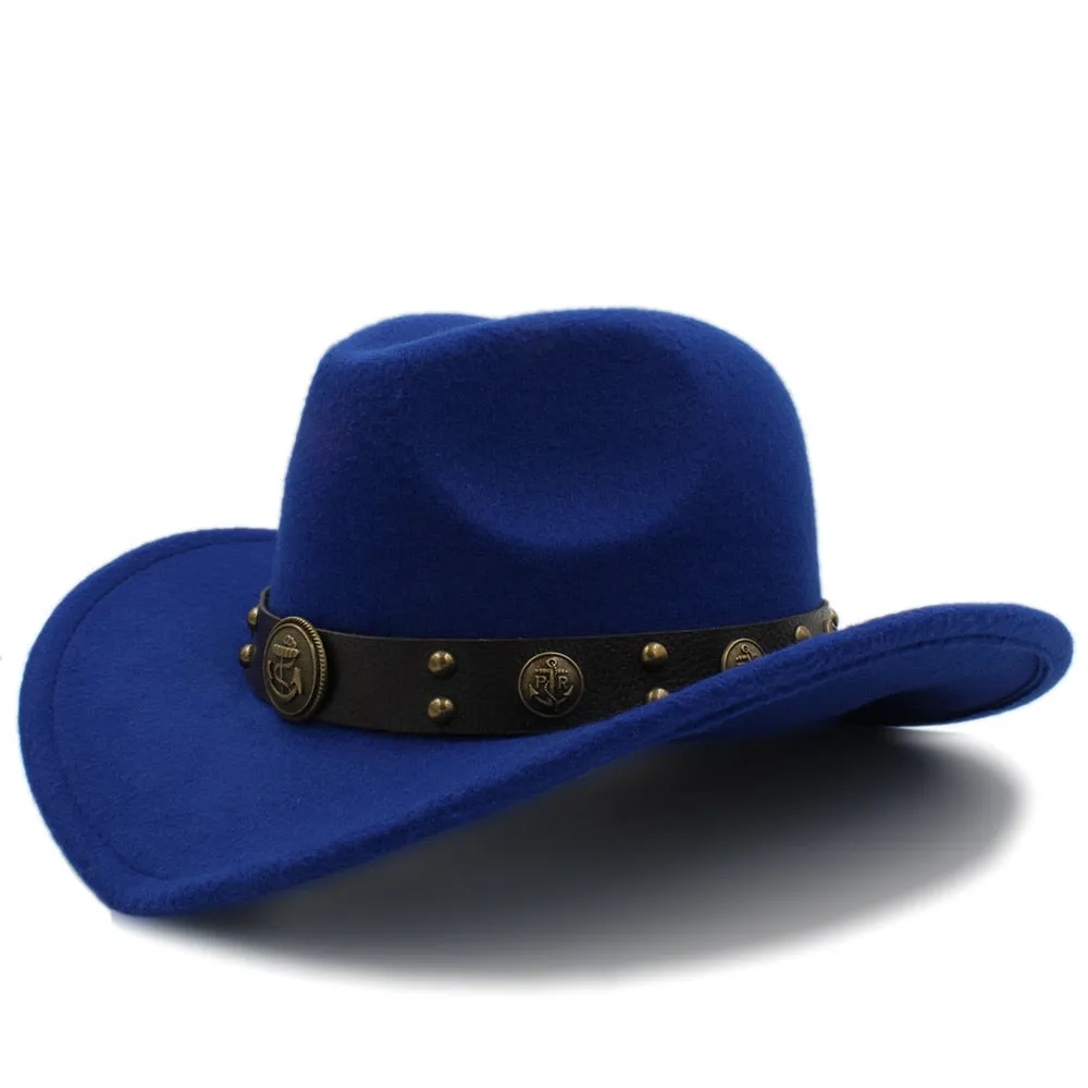 Cowboy Hat w/Bronze Detail Band