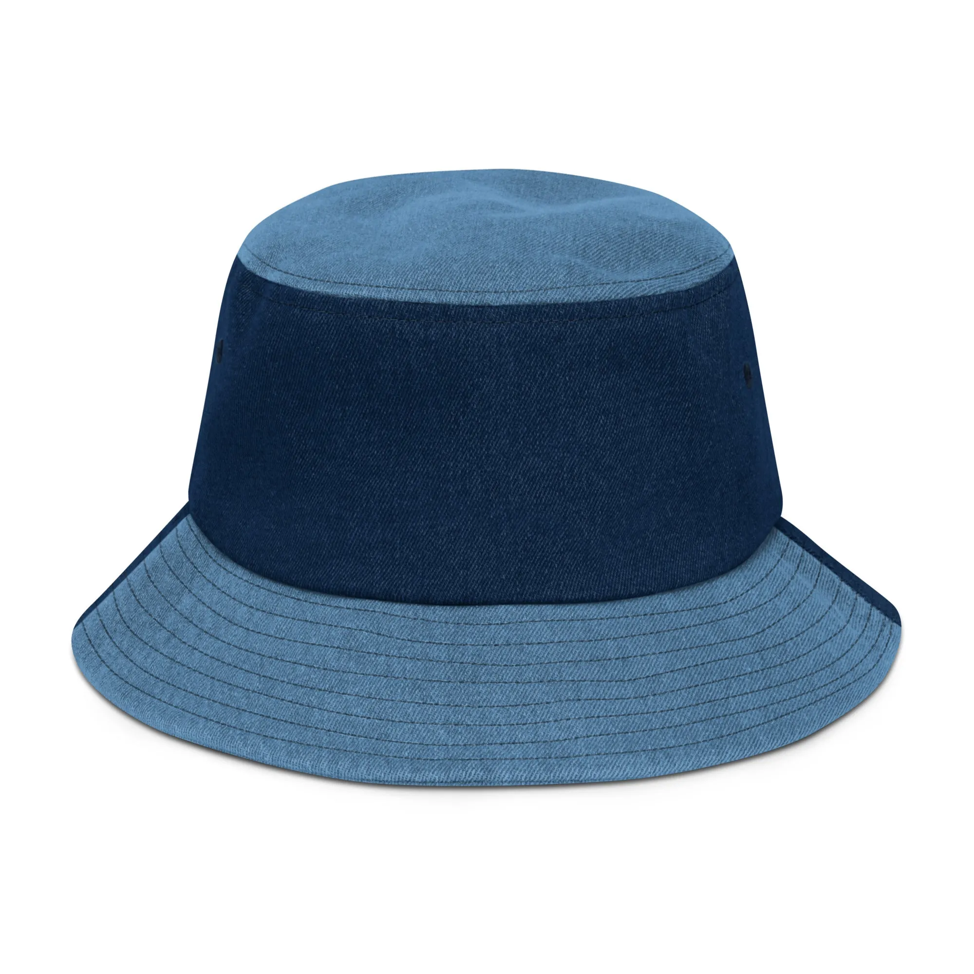 Dear Daniel Embroidered Denim Bucket Hat