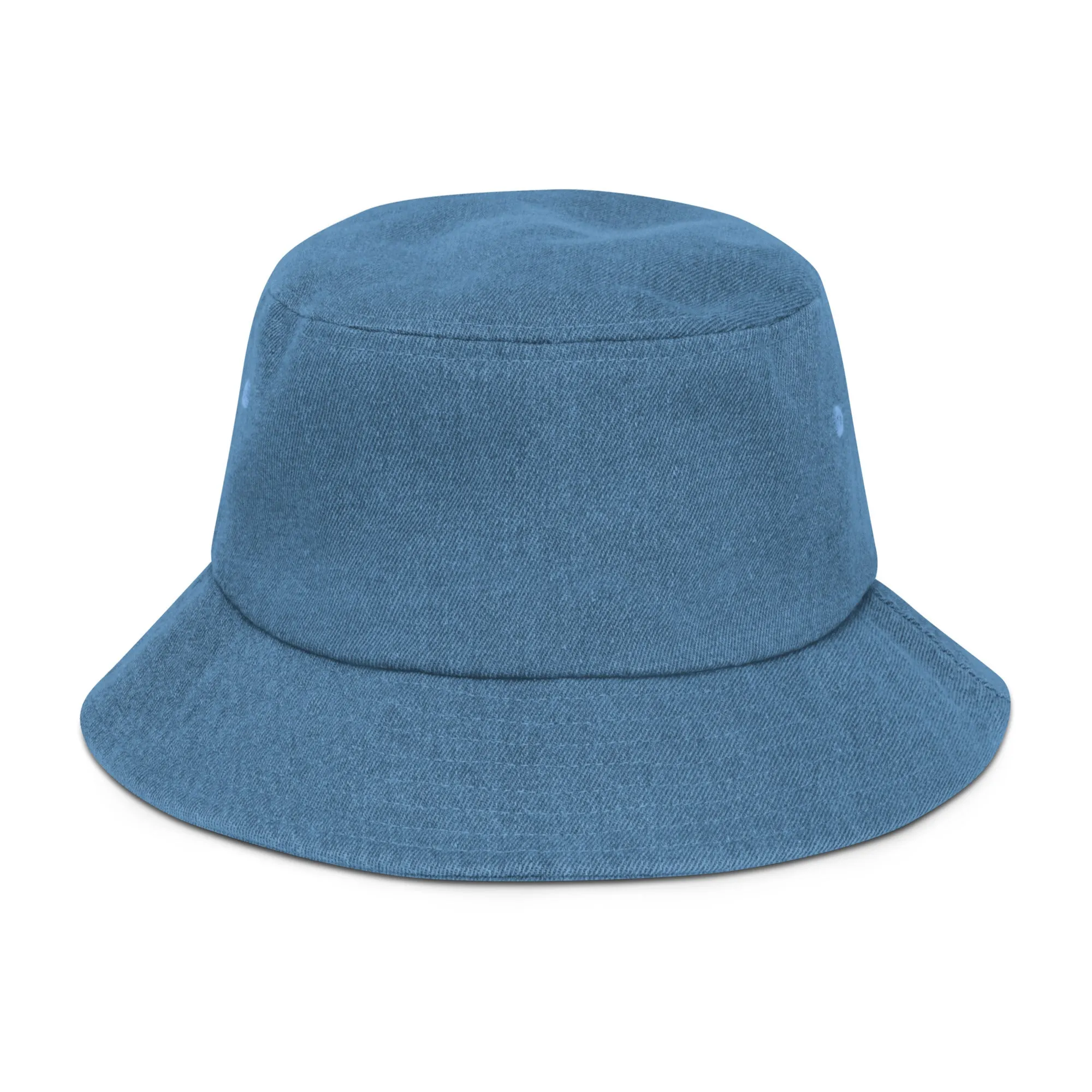 Dear Daniel Embroidered Denim Bucket Hat