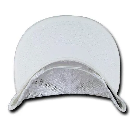 Decky Flat Bill Baseball Mesh Trucker 5 Panels Solid Camouflage Caps Hats