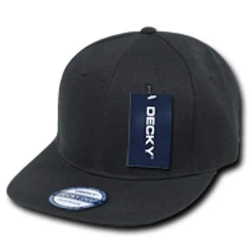 Decky Lot Of 50 Flat Bill Snapback Caps Hats Solid Two Tone Wholesale Lots!