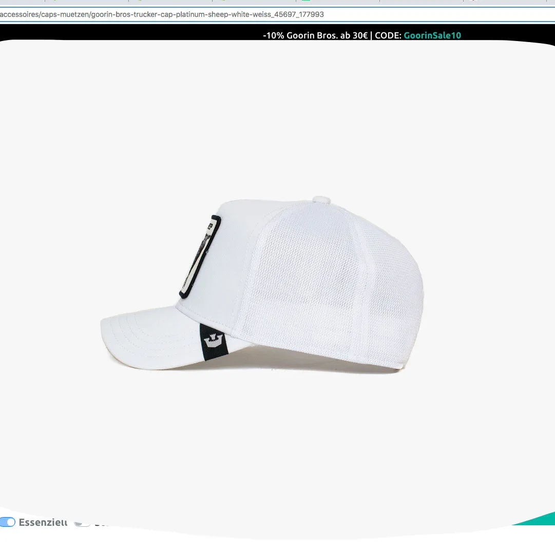 Goorin Bros Platinum Sheep Platinum Trucker Hat
