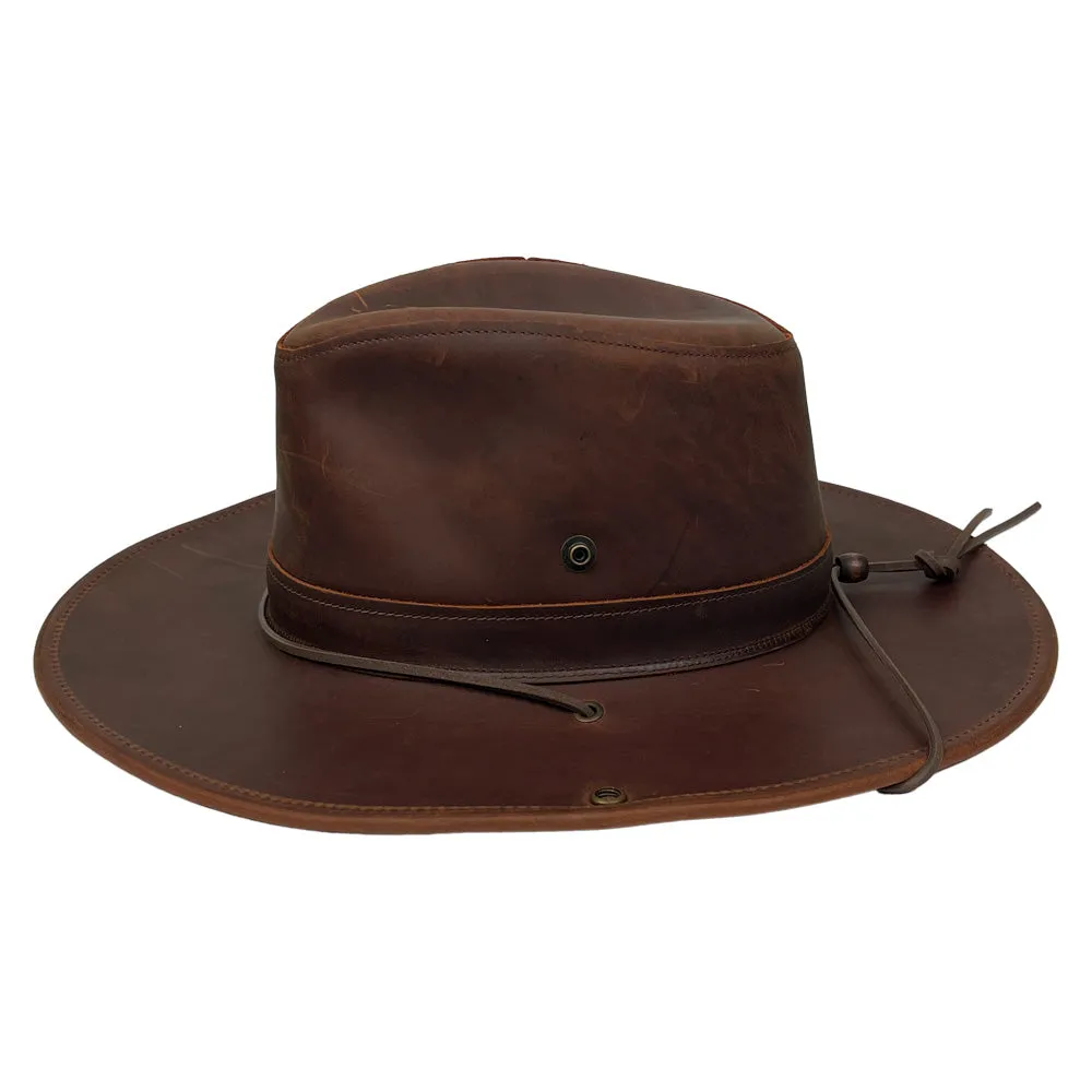 Henschel - Aussie Leather Safari Hat