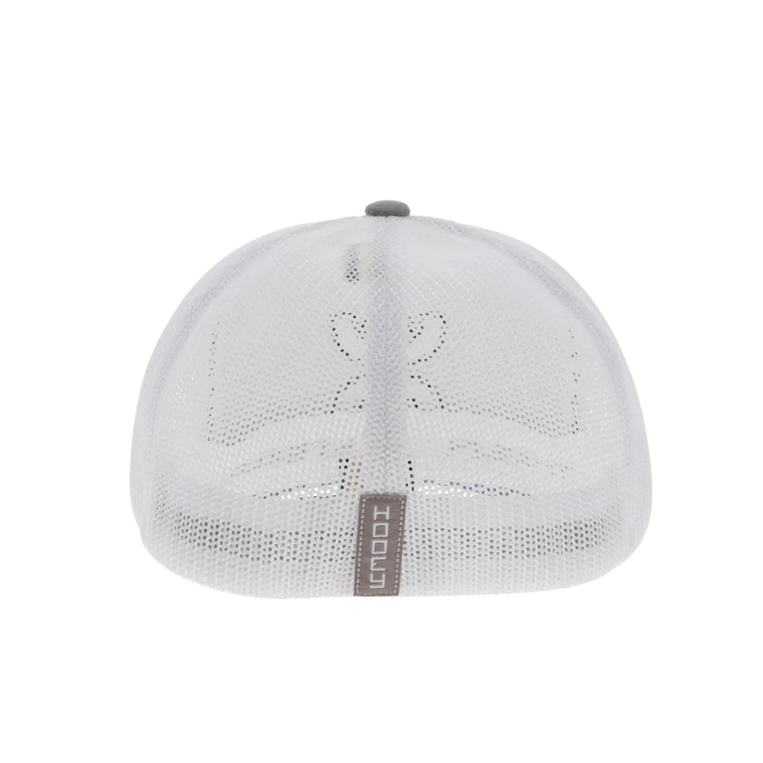 Hooey Men's Coach Flexfit Grey White Hat