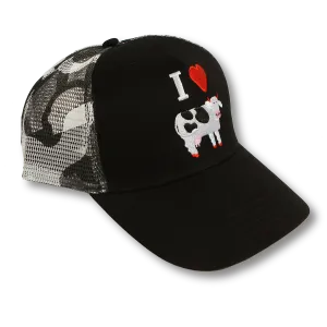 I "HEART" COWS Baseball Cap