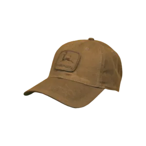 John Deere Brown Sueded Patch Cap