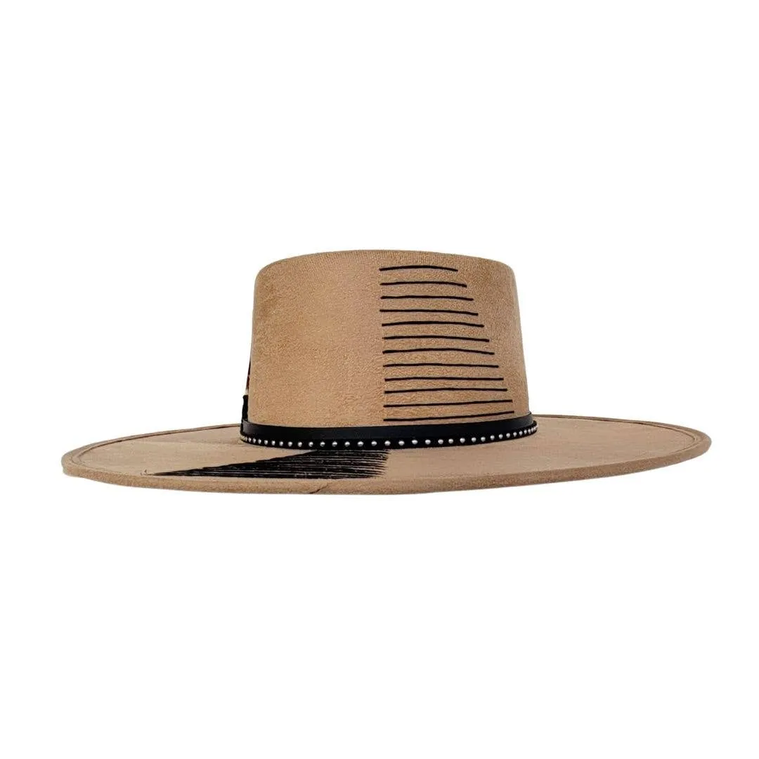 Kade Telescope Crown Hat: Camel