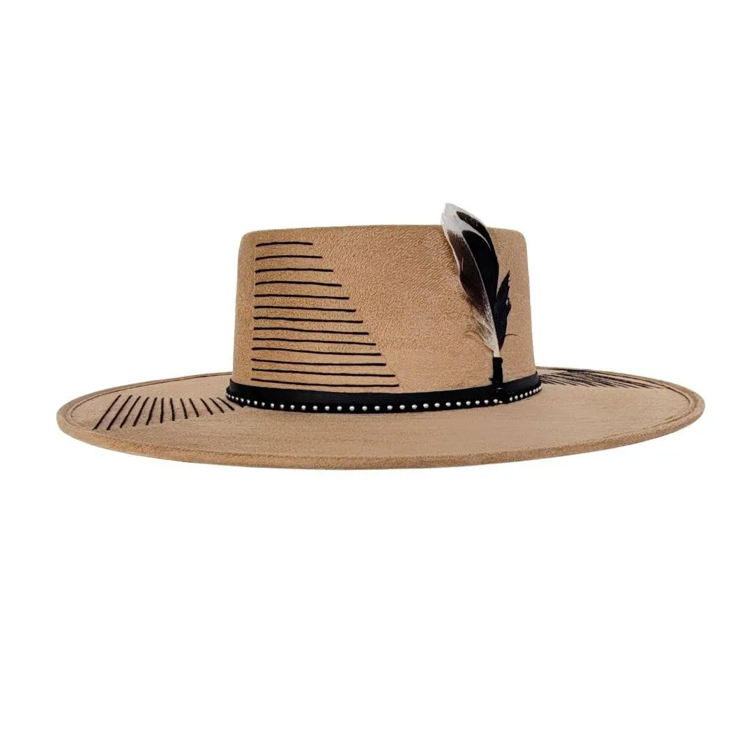 Kade Telescope Crown Hat: Camel