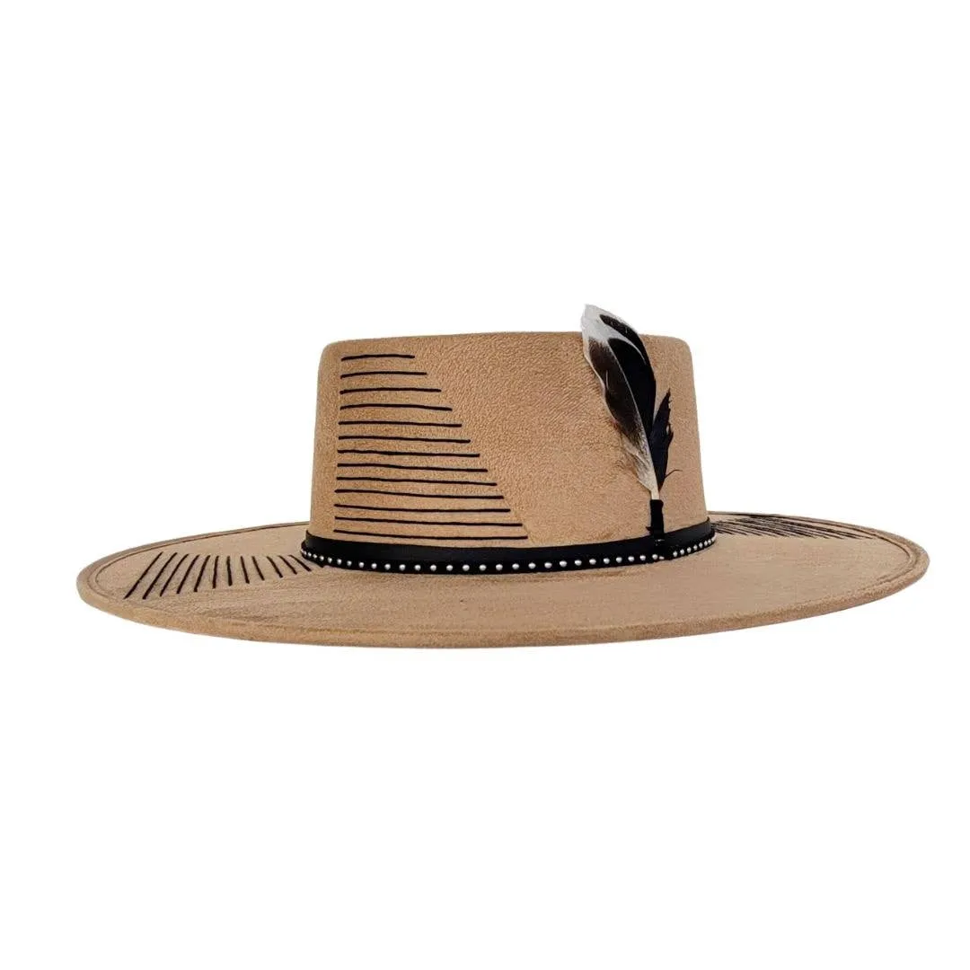Kade Telescope Crown Hat: Camel