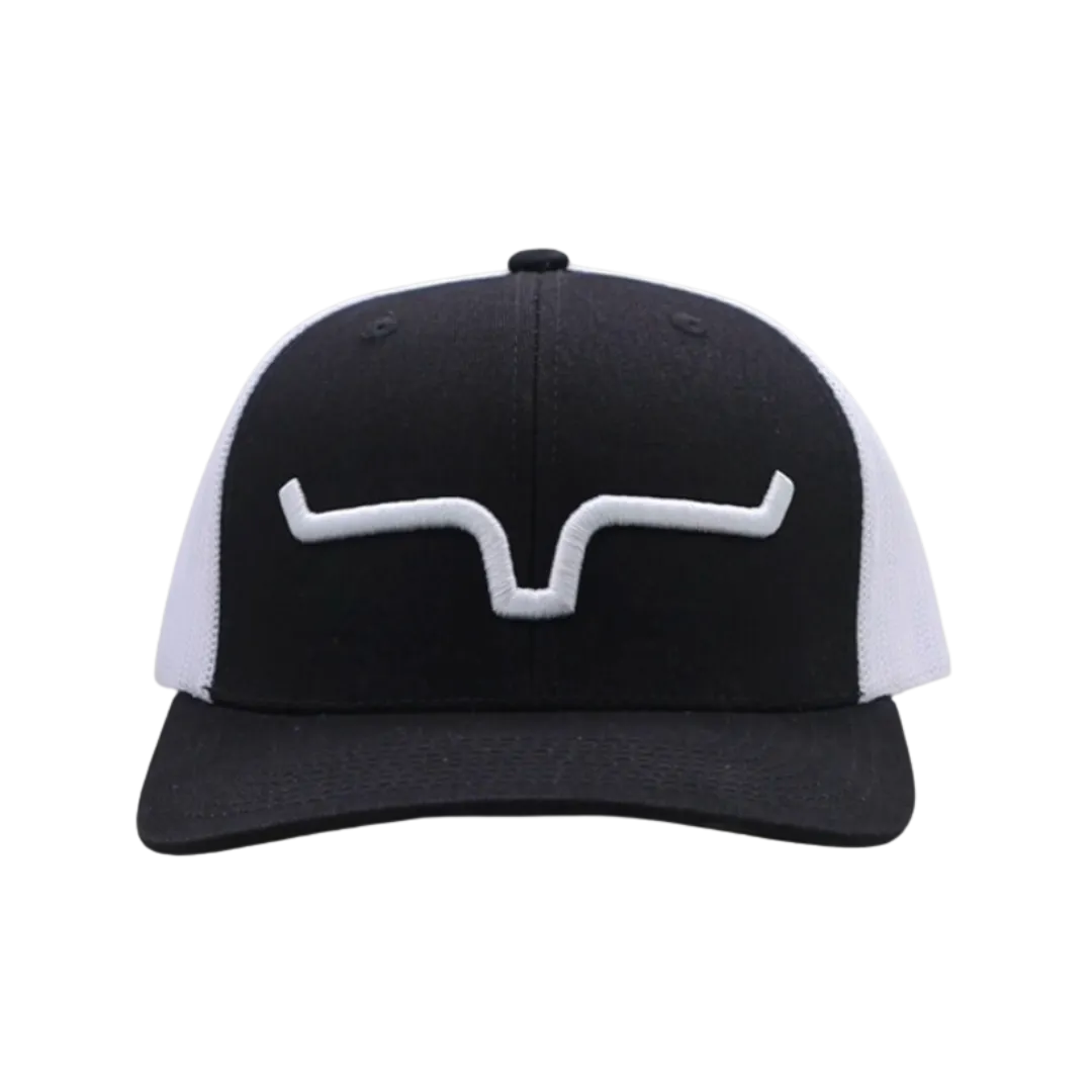 Kimes Ranch Men's Weekly Trucker Black/White Hat