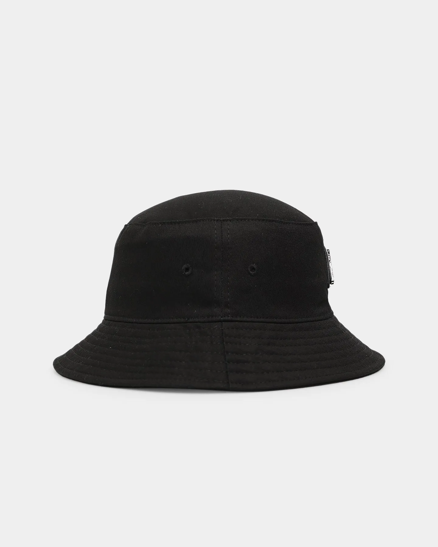 Loiter Metallic Badge Bucket Hat Black