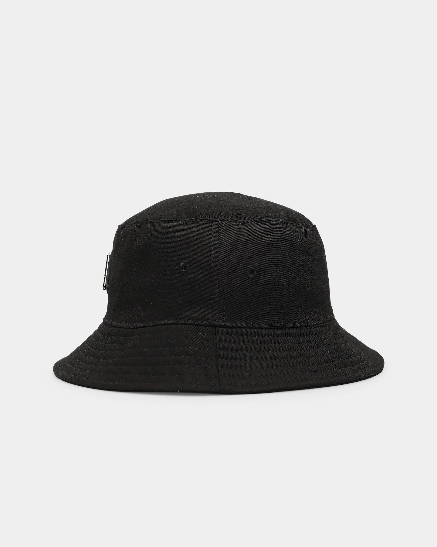 Loiter Metallic Badge Bucket Hat Black