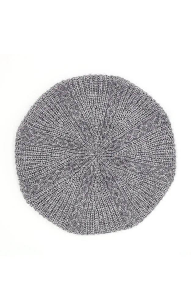 MH0083 SOLID COLOR KNIT BERET HATS