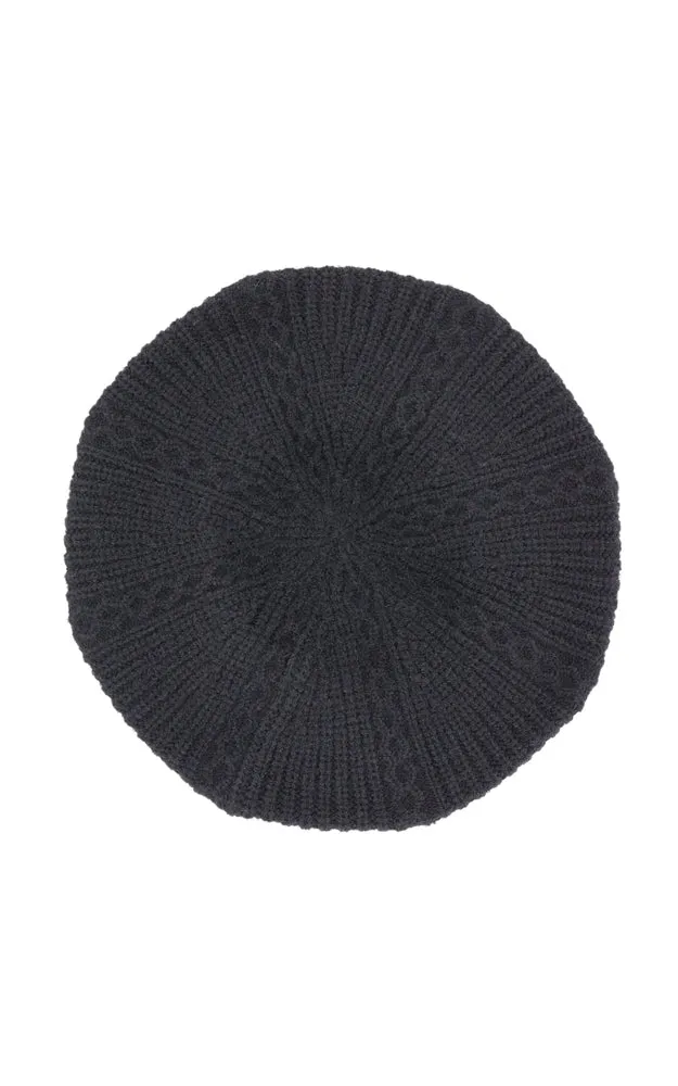 MH0083 SOLID COLOR KNIT BERET HATS