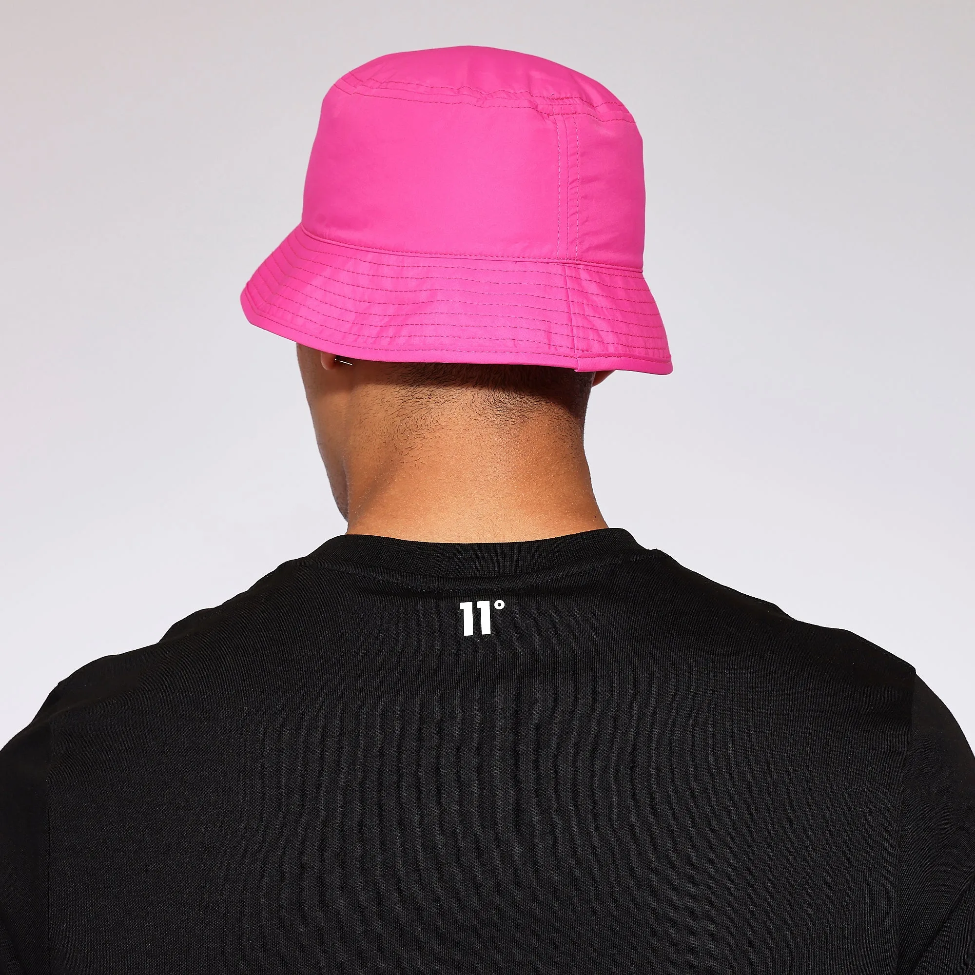 Nylon Bucket Hat - Neon Pink Glo