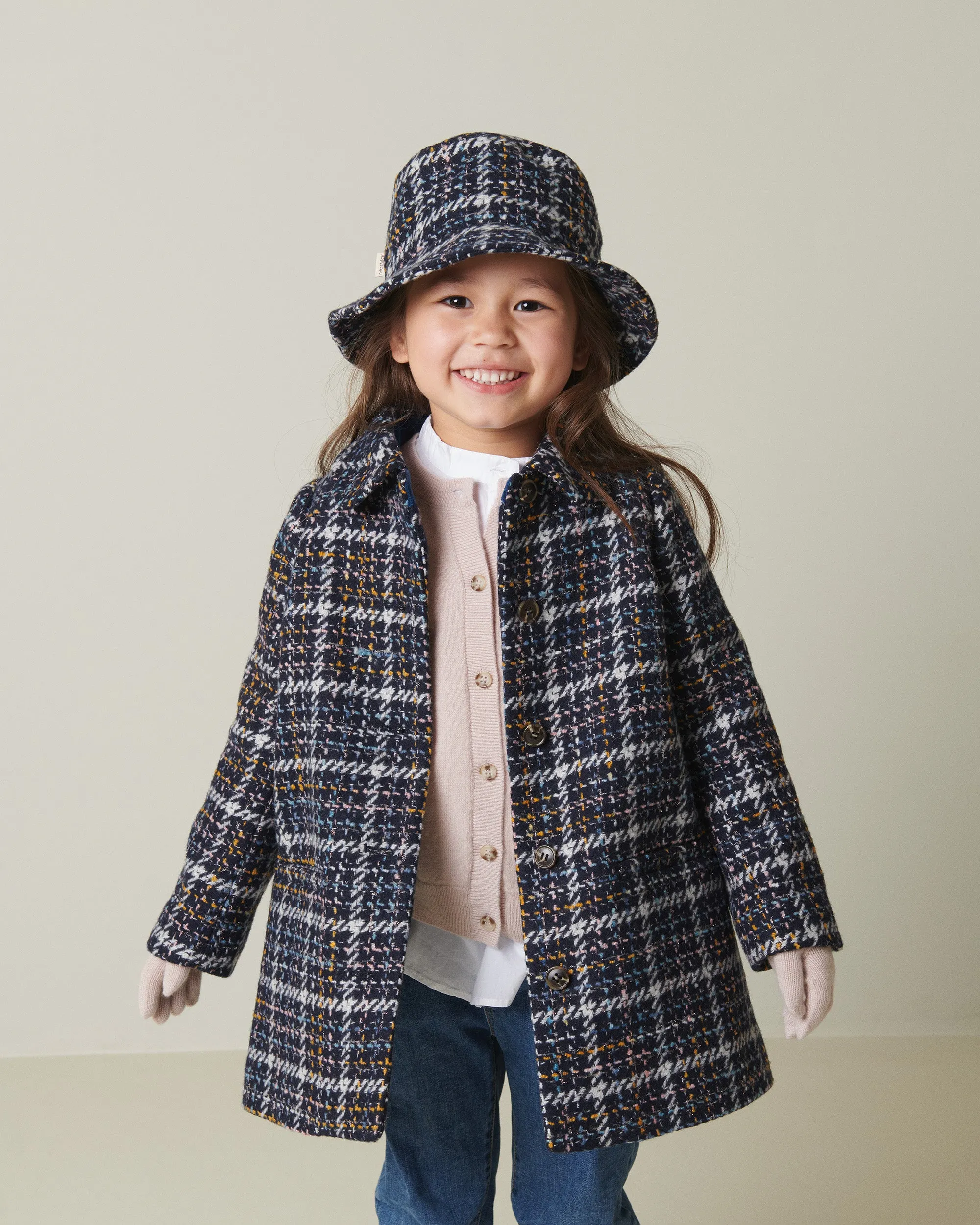 Olive Jacket, Jacket - Navy Check