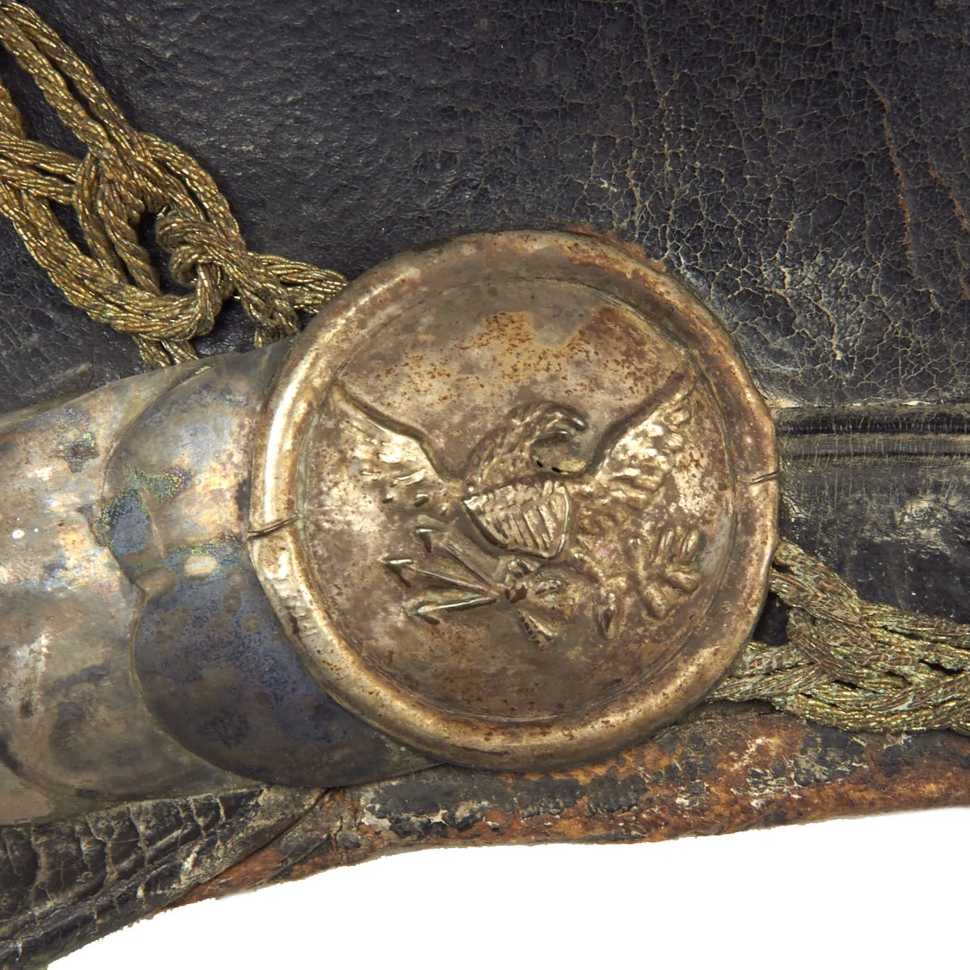 Original U.S. Seminole Wars Era Model 1824 Bell Crown “Tar Bucket” Shako