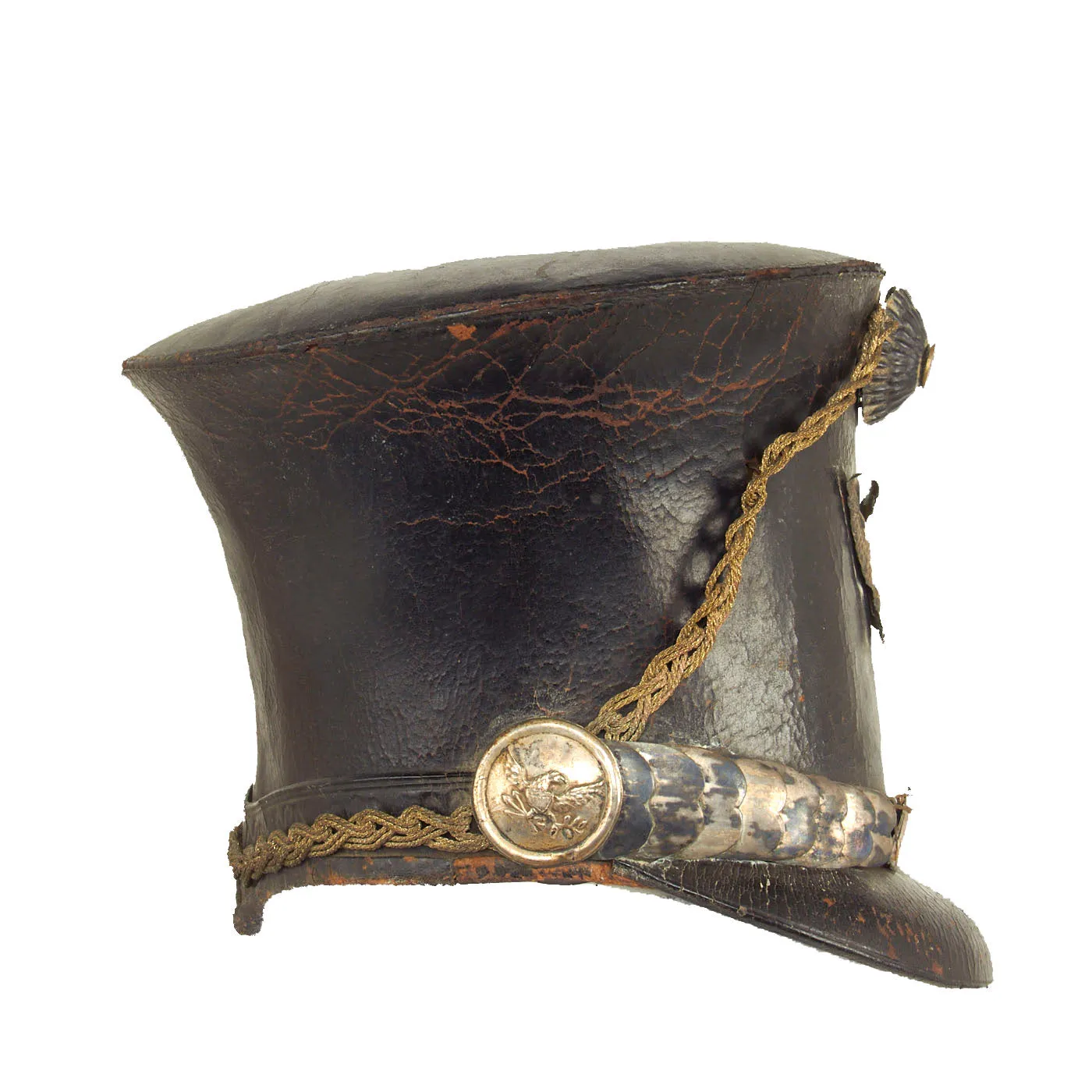 Original U.S. Seminole Wars Era Model 1824 Bell Crown “Tar Bucket” Shako