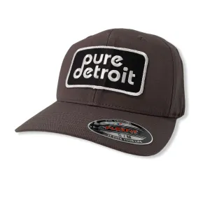 Pure Detroit Twill Flex Cap / Charcoal