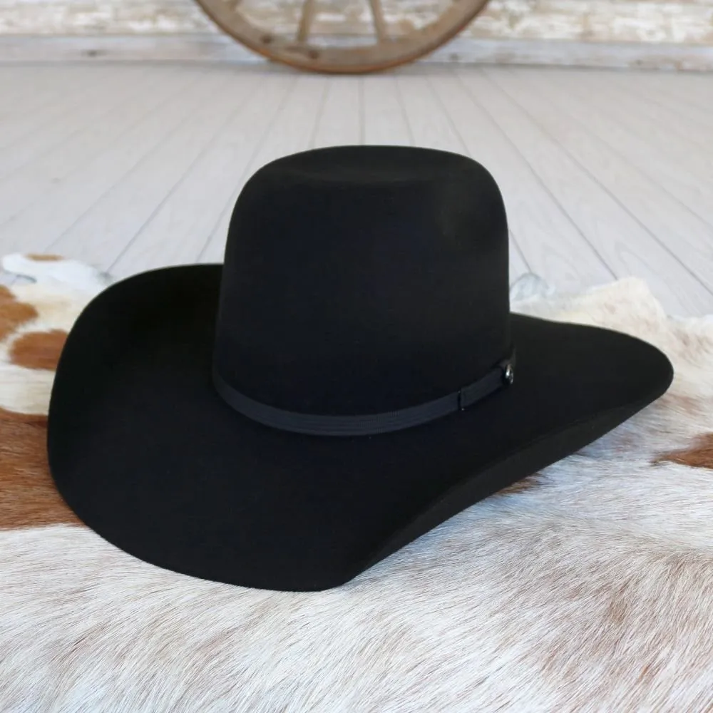 Resistol Hooey Day Money Felt Cowboy Hat | Black